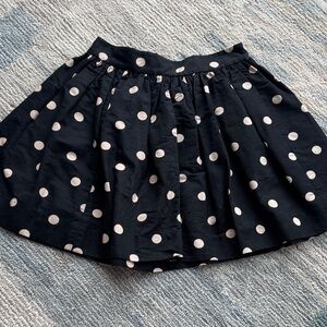Kate Spade Pleated Polka Dot Skirt